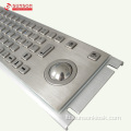 Anti-Vandal Metal Keyboard mat Track Ball